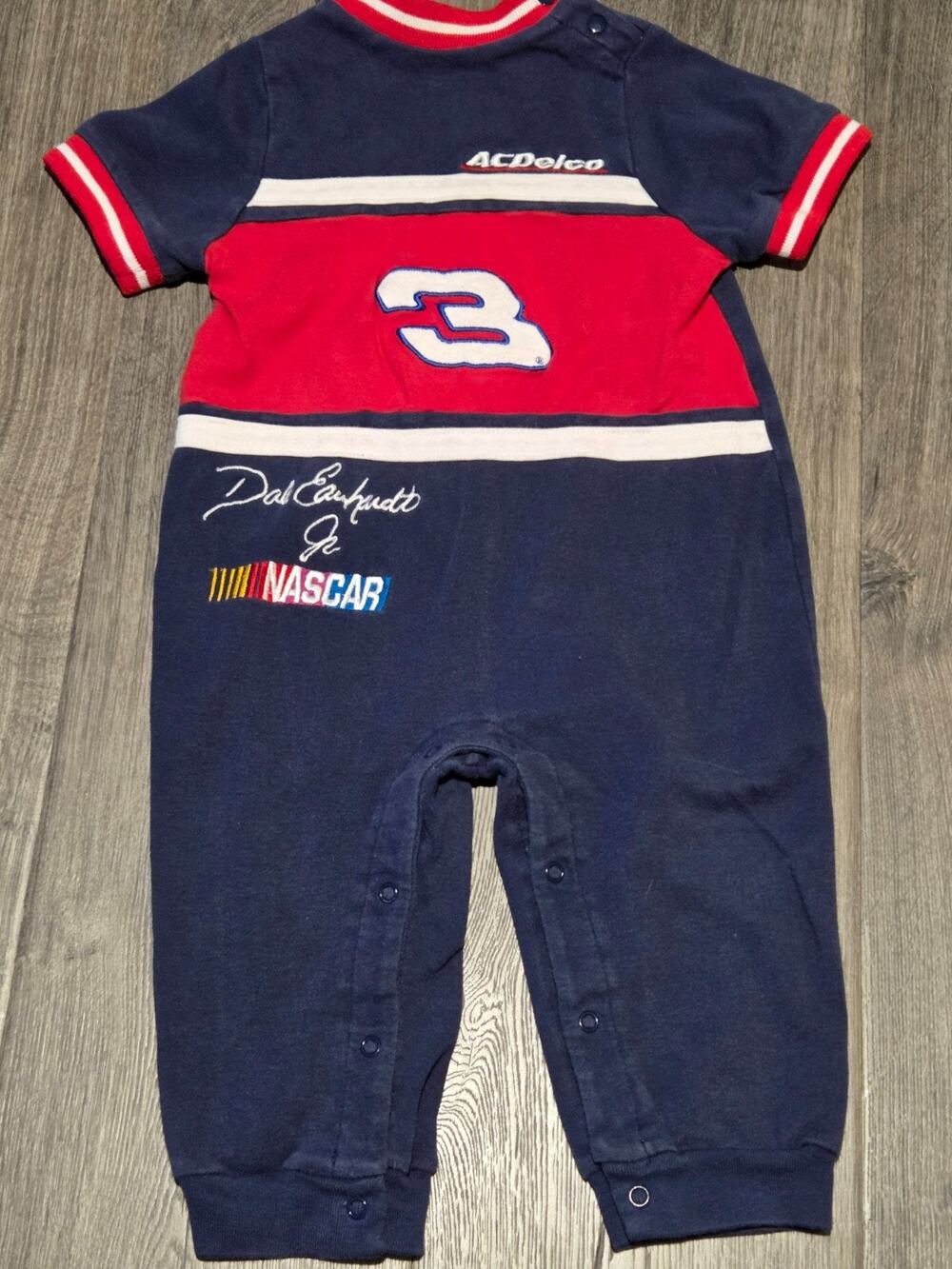 Vintage Y2K NASCAR Dale Earnhardt Jr. AC Delco Racing Suit Outfit 3 Size 24M